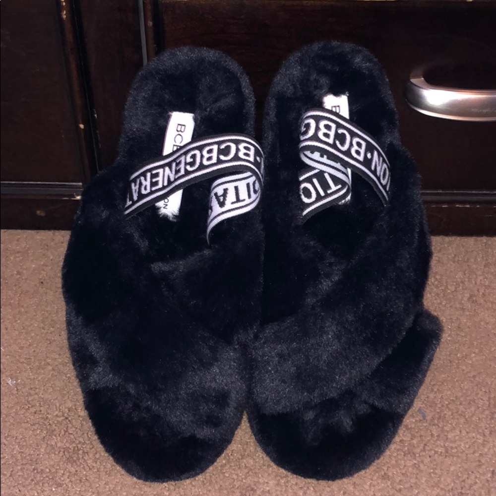 BCBGeneration Fuzzy Slippers